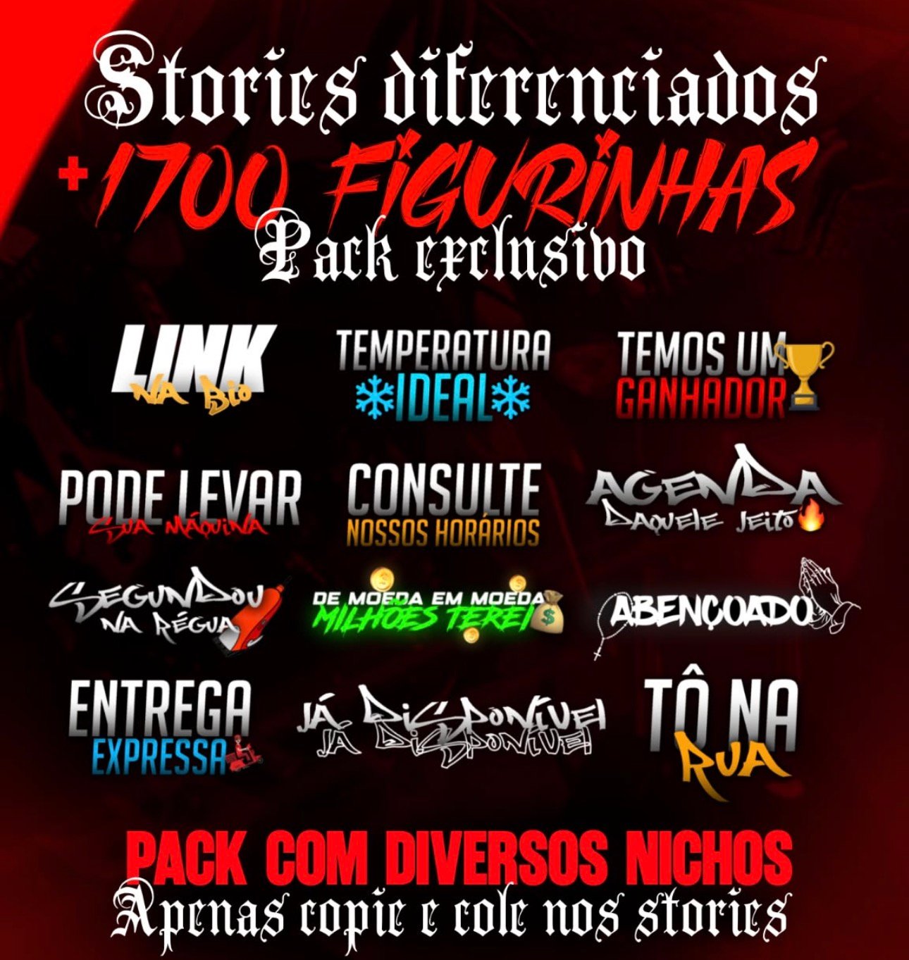 Pecks de 1.700 figurinhas